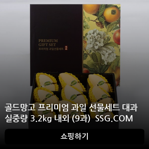 골드망고 프리미엄 과일 선물세트 대과